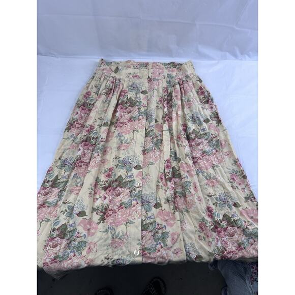 Capacity Other - Vintage Capacity Skirt Midi 90s Boho Cottagecore Teacher Floral Summer Pockets M